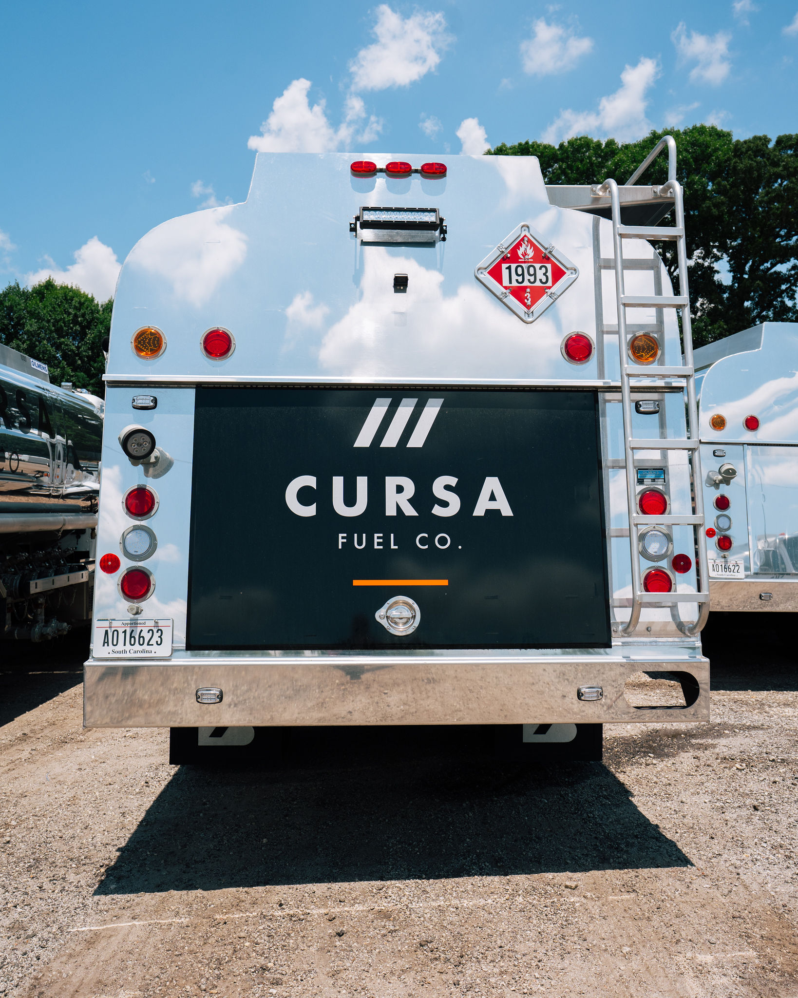 Cursa Fuel Co. truck rear — Piedmont SC