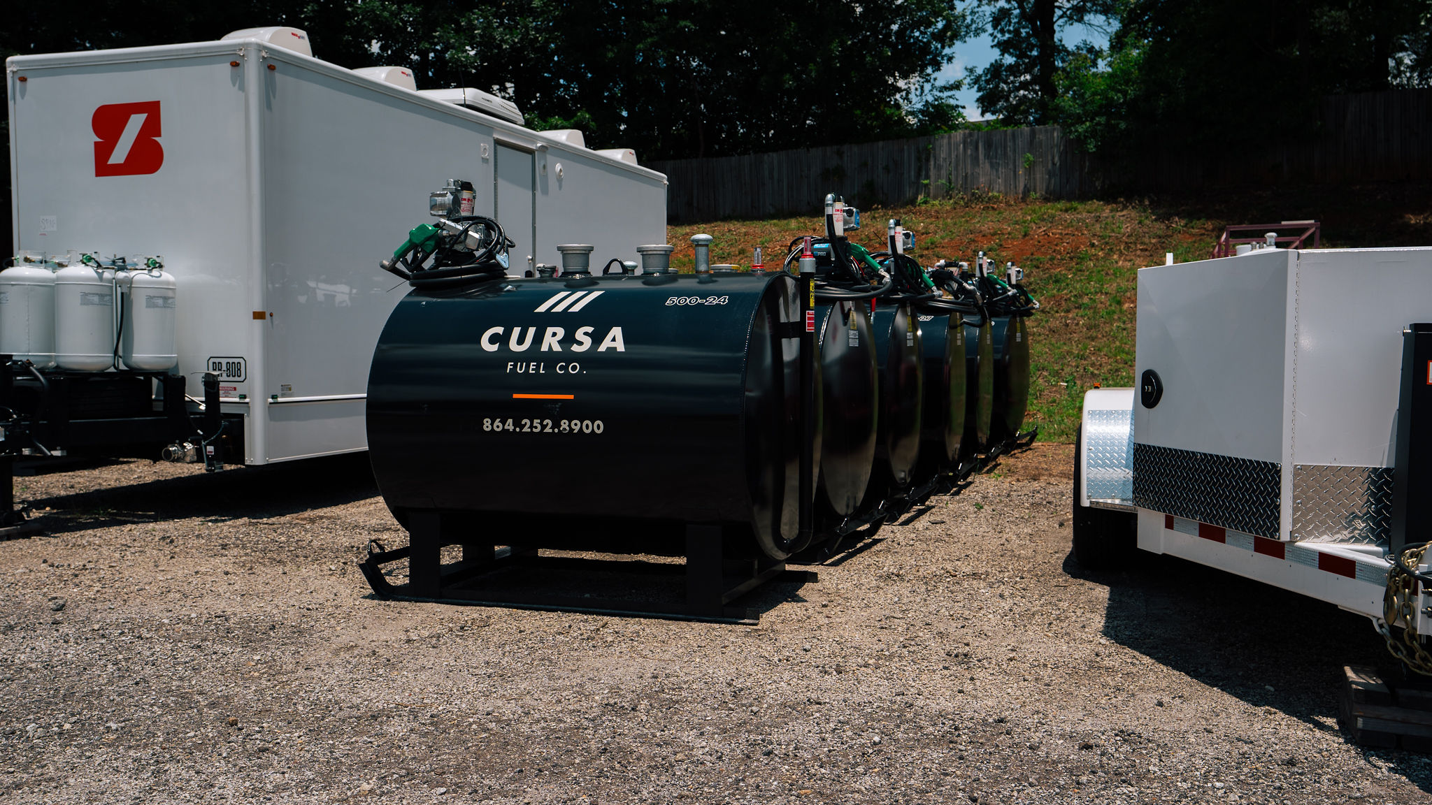 Cursa Fuel Co. storage tanks — on-site fuel assets